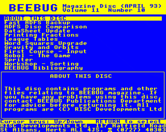 Beebug Volume 11 Number 10