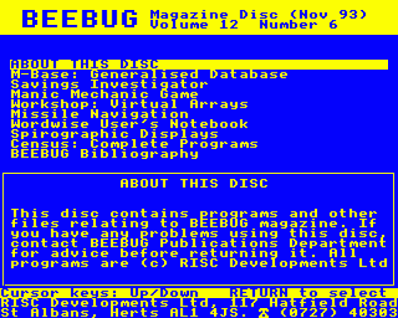 Beebug Volume 12 Number 6