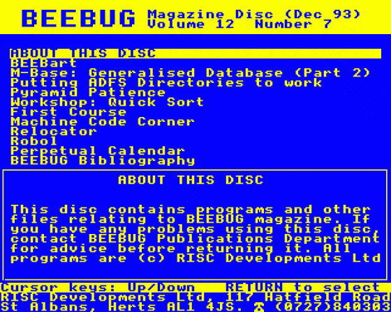 Beebug Volume 12 Number 7