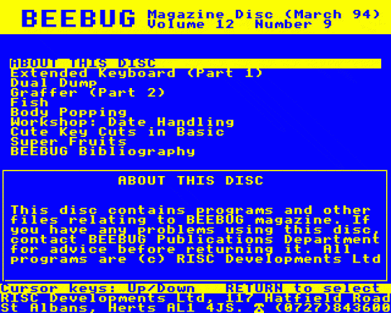 Beebug Volume 12 Number 9