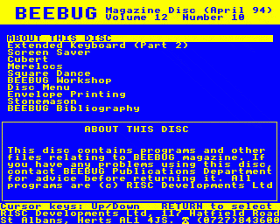 Beebug Volume 12 Number 10