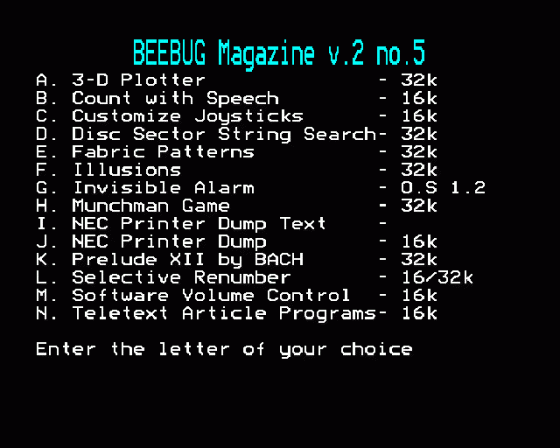 Beebug Volume 2 Number 5