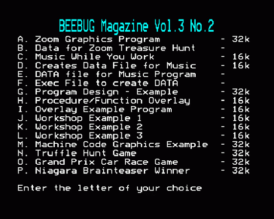 Beebug Volume 3 Number 2