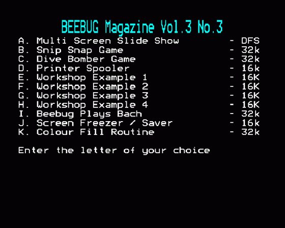 Beebug Volume 3 Number 3