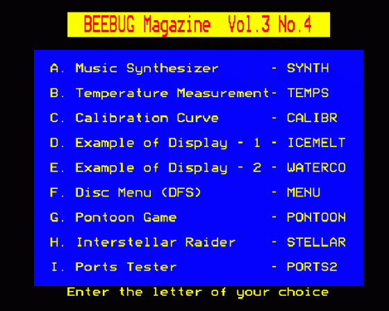 Beebug Volume 3 Number 4