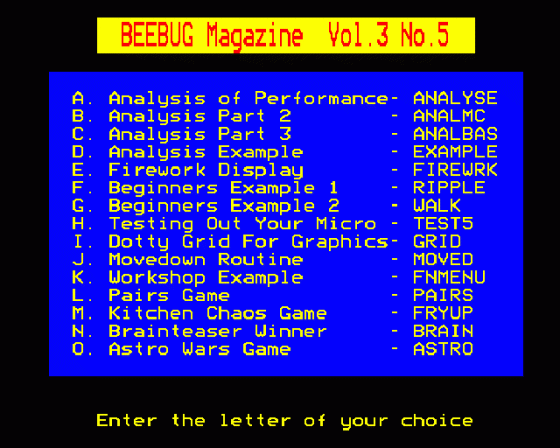 Beebug Volume 3 Number 5