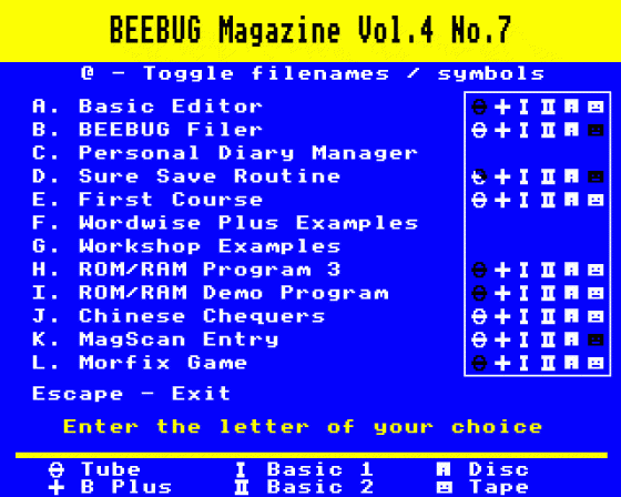 Beebug Volume 4 Number 7