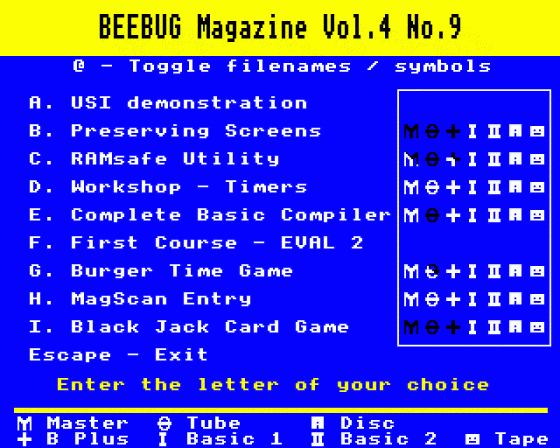 Beebug Volume 4 Number 9