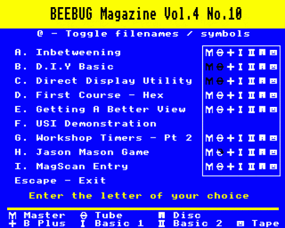 Beebug Volume 4 Number 10