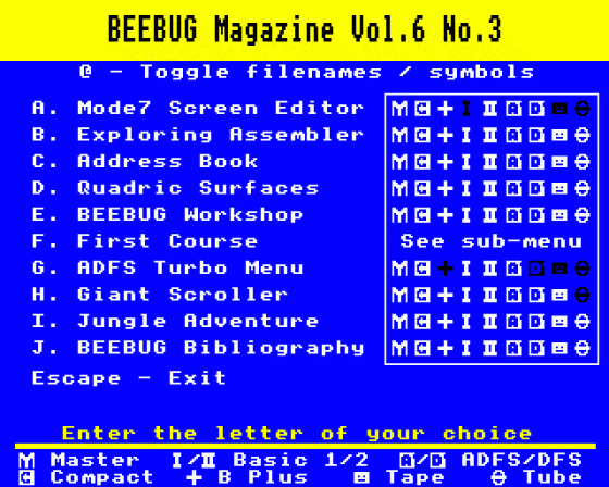 Beebug Volume 6 Number 3