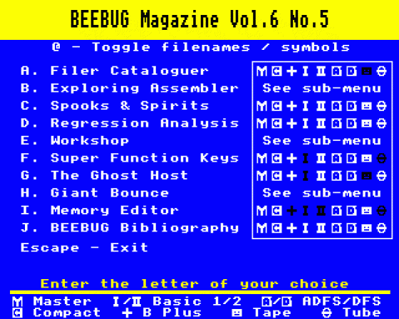 Beebug Volume 6 Number 5