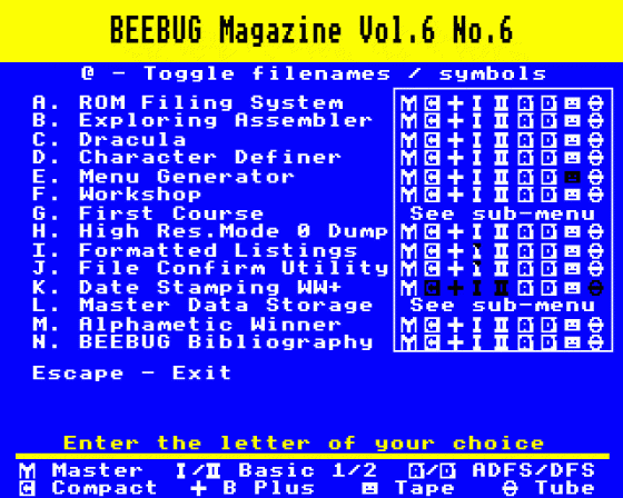 Beebug Volume 6 Number 6