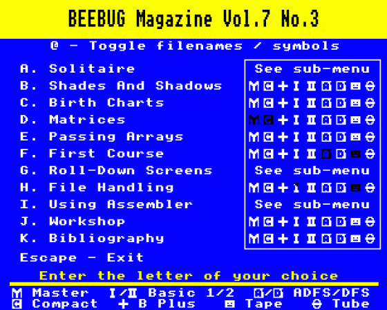 Beebug Volume 7 Number 3