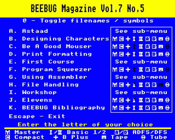 Beebug Volume 7 Number 5