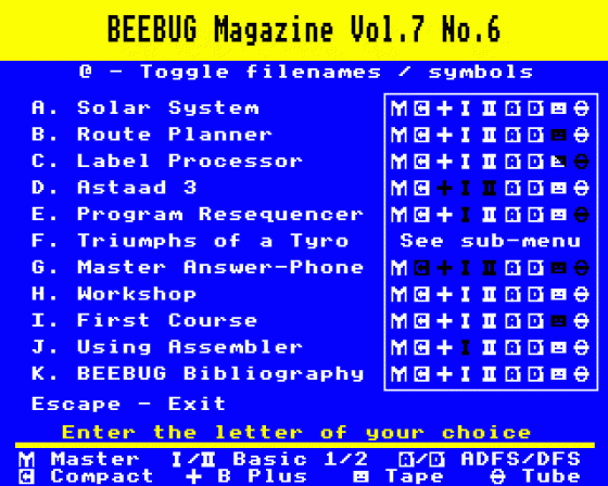 Beebug Volume 7 Number 6