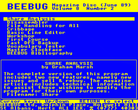 Beebug Volume 8 Number 2