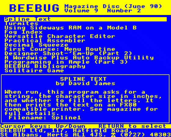 Beebug Volume 9 Number 2