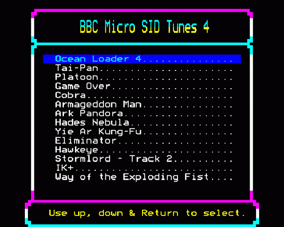 BBC Micro SID Tunes 4