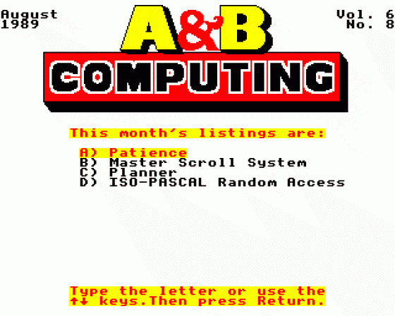 A&B Computing 6.08