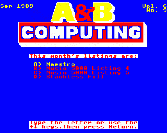 A&B Computing 6.09