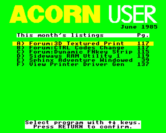 Acorn User #035 (06.1985)