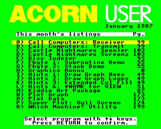 Acorn User #054 (01.1987)