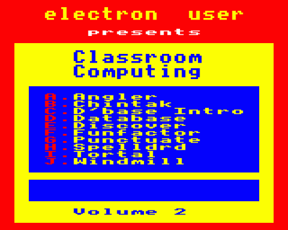 Classroom Computing 2