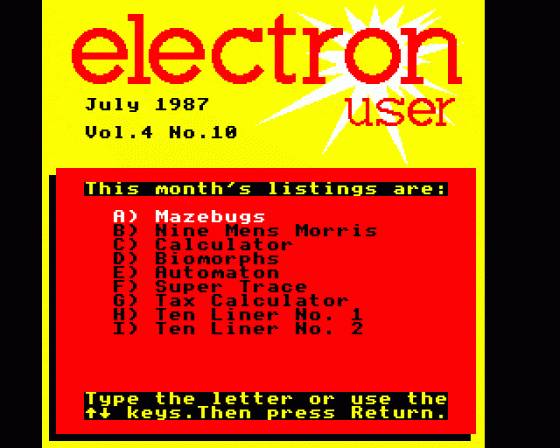 Electron User 4.10