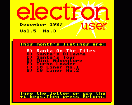 Electron User 5.03