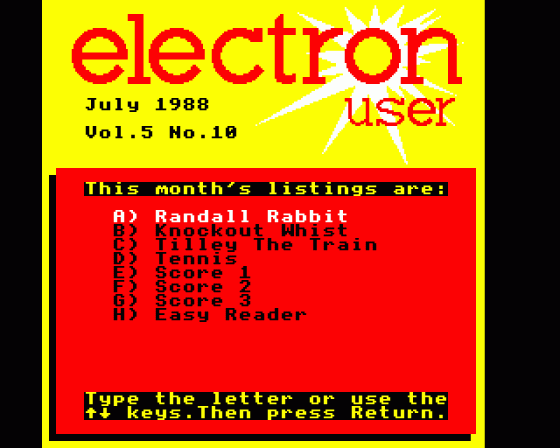 Electron User 5.10