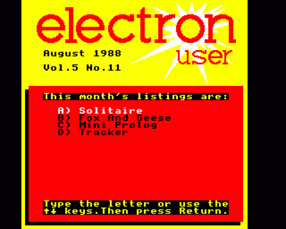 Electron User 5.11