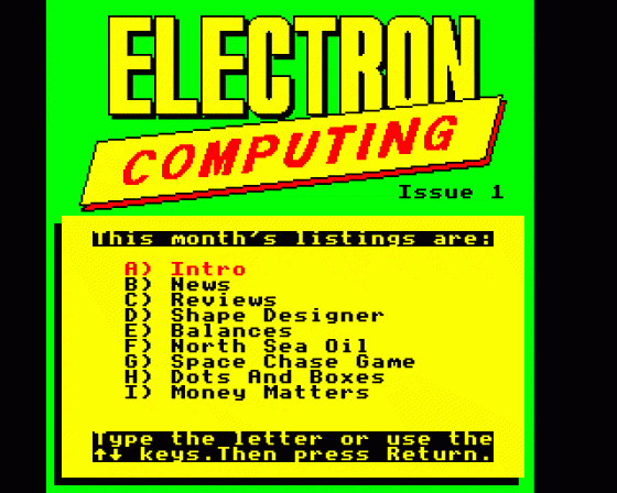 Electron Computing 1