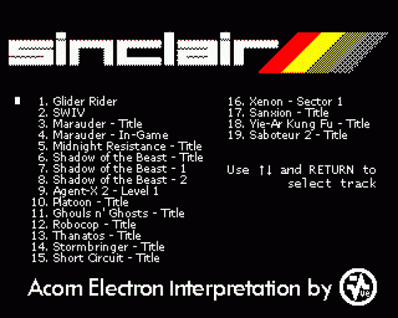 ZX Spectrum 128K Classics Disc 1