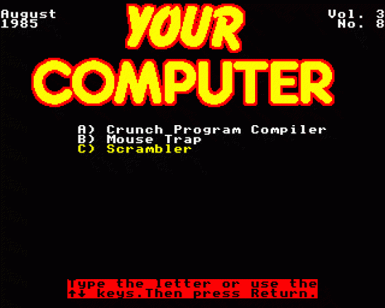 Your Computer 3.08