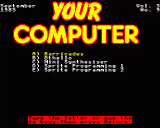 Your Computer 3.09